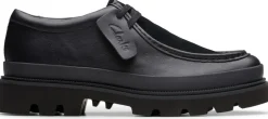 New Clarks Badell Seam G Sko, , 44.5 Black/Black