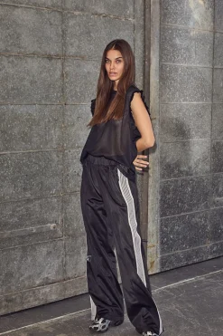 Best Haute L’Amitié Baggy Track Bukser, , M Black
