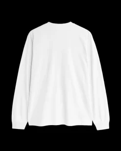 Outlet Woodbird Baine LS T-shirt, , M White