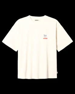 Clearance Woodbird Baine Noodle T-Shirt, , M Off White