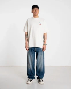 Clearance Woodbird Baine Noodle T-Shirt, , M Off White