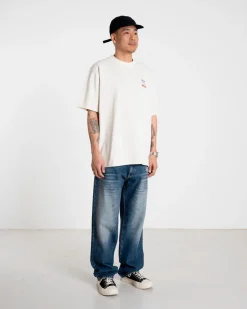 Clearance Woodbird Baine Noodle T-Shirt, , M Off White