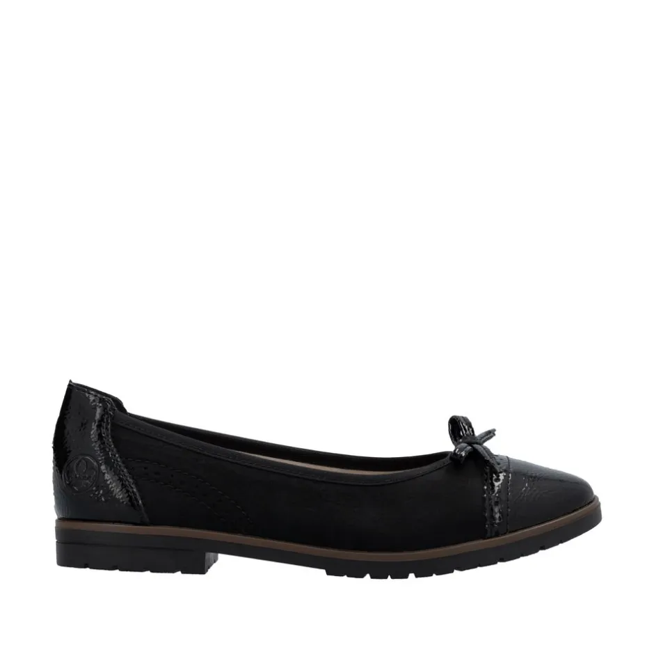 Clearance Rieker Ballerinasko, , 41 Black