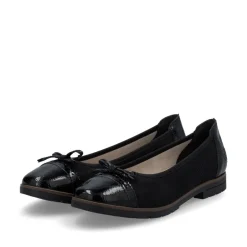 Clearance Rieker Ballerinasko, , 41 Black