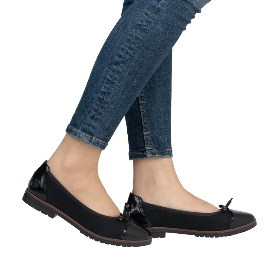 Clearance Rieker Ballerinasko, , 41 Black