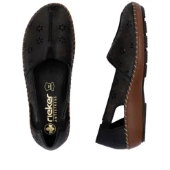 Hot Rieker Ballerinasko, , 36 Black/Black