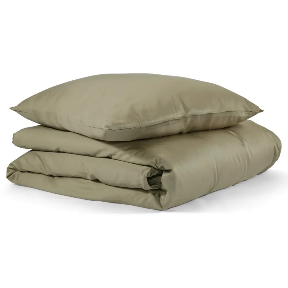 Clearance Nordic Weaving Bambus Sengetøj, , 200x220 cm Khaki