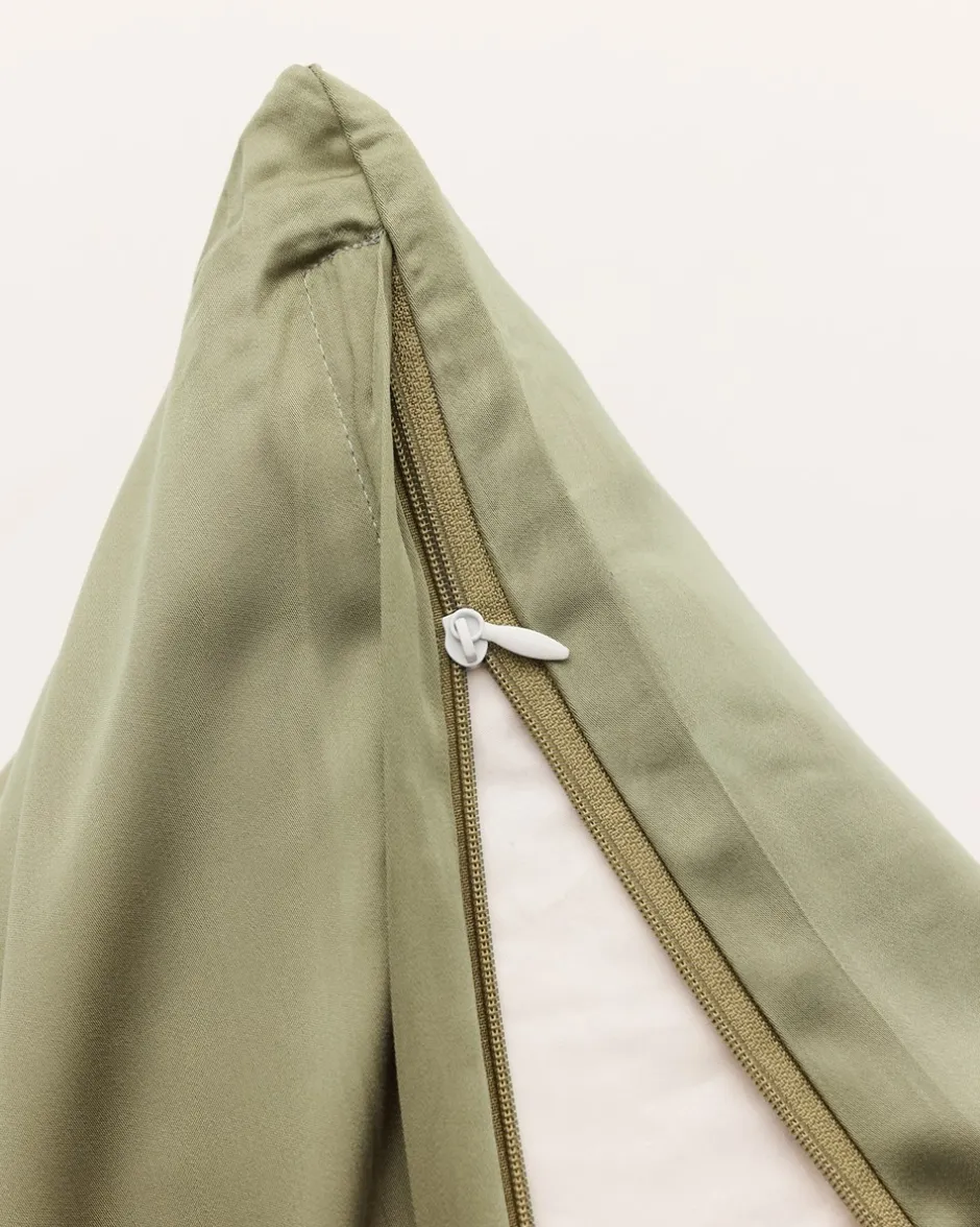 Clearance Nordic Weaving Bambus Sengetøj, , 200x220 cm Khaki