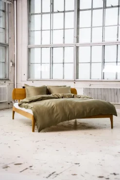 Clearance Nordic Weaving Bambus Sengetøj, , 200x220 cm Khaki