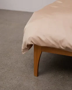 Nordic Weaving Bambus Sengetøj, , 140x200 cm Lys Beige