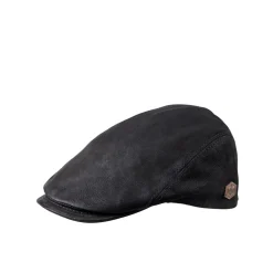 Best MJM Bang 32 Leather Flatcap, , M Black