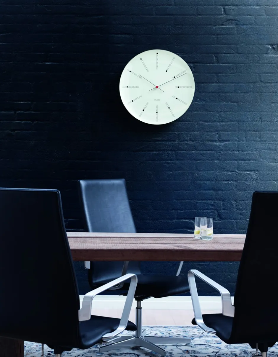 Arne Jacobsen Bankers Vægur, , Ø48 cm* Ure & Vejrstationer