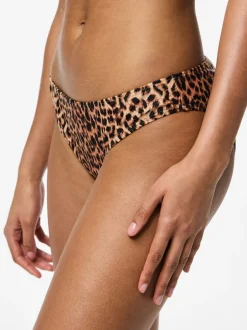 Online Pieces Baomi Bikini Briefs, , S Black Leo