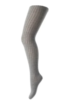 MP Denmark Basic Cotton Rib Strømpebukser, , 150 cm*Børn Sokker & Strømper
