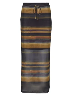 Clearance Vero Moda Bea Maxi Nederdel, , S Black Print