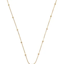 Hot ENAMEL Copenhagen Beaded Chain Halskæde, , 38+2+2 cm Gold Plated