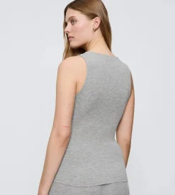 Sale Triumph Beauty Layers Top, , XL Medium Grey Melange