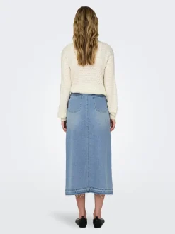 JDY Bella Denimnederdel, , L*Dame Nederdele