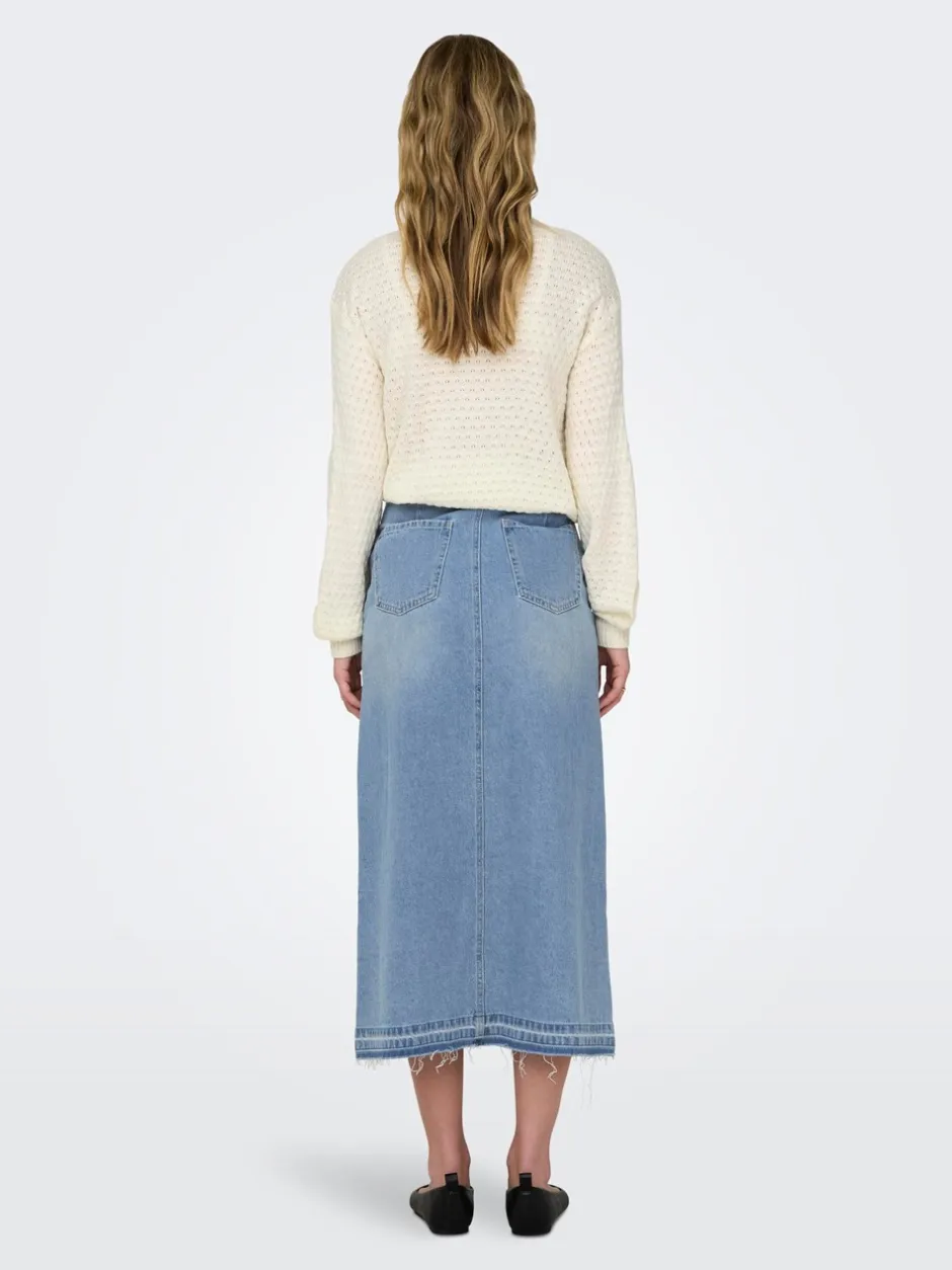 JDY Bella Denimnederdel, , L*Dame Nederdele