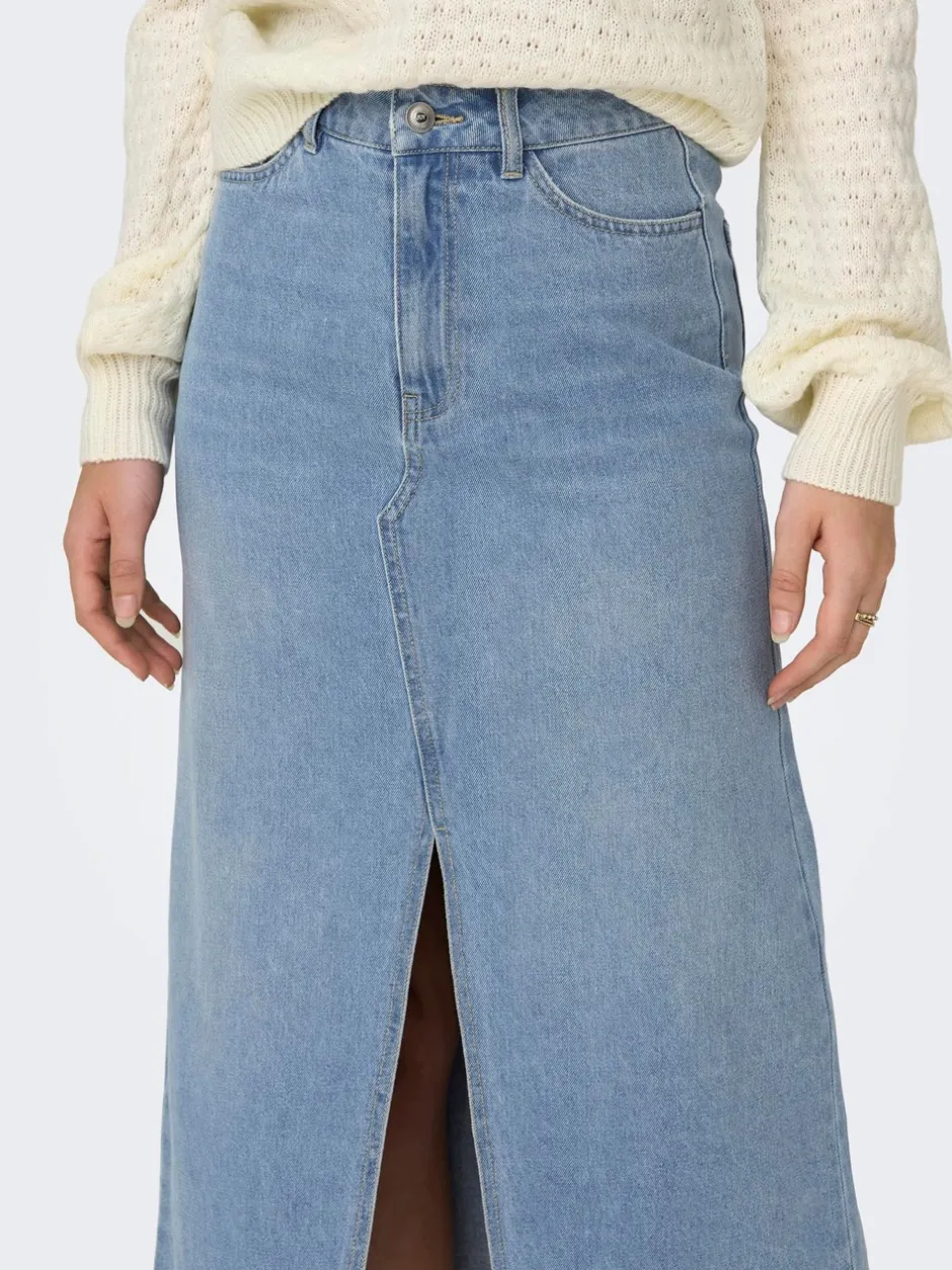 JDY Bella Denimnederdel, , L*Dame Nederdele