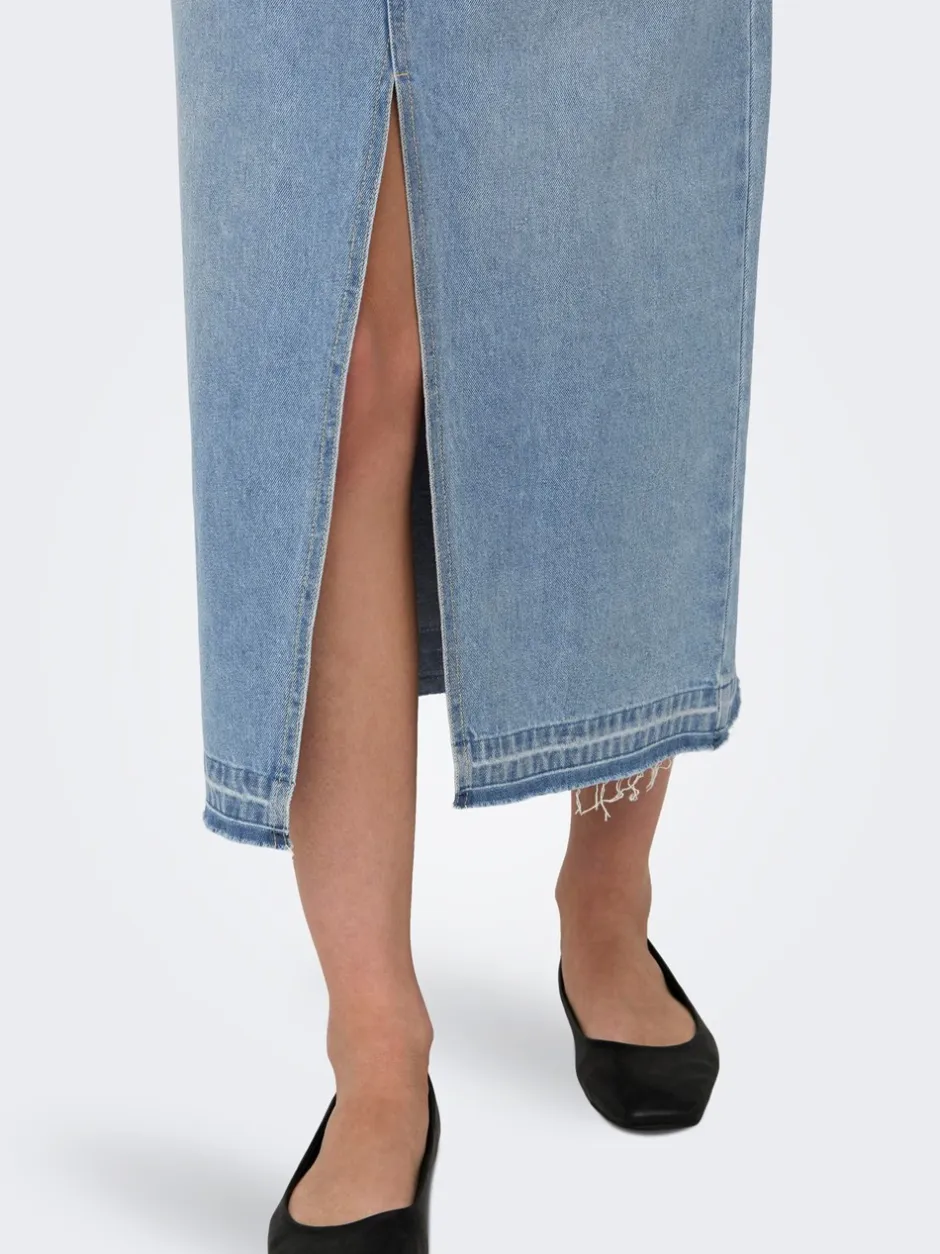 JDY Bella Denimnederdel, , L*Dame Nederdele