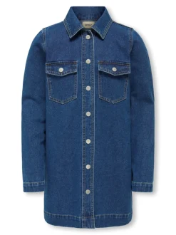 KIDS ONLY Belle Denim Kjole, , 152 cm*Børn Kjoler