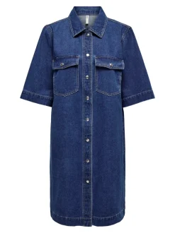 ONLY Belle Denimkjole, , M*Dame Kjoler