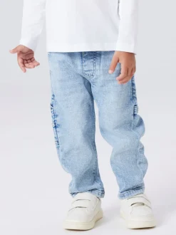 New Name It Ben Tapered Jeans, , 104 cm Light Blue Denim