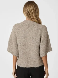 Neo Noir Benuta Fluffy Knit Cardigan, , 38*Dame Strik & Sweatshirts