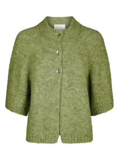 Neo Noir Benuta Fluffy Knit Cardigan, , 38*Dame Strik & Sweatshirts