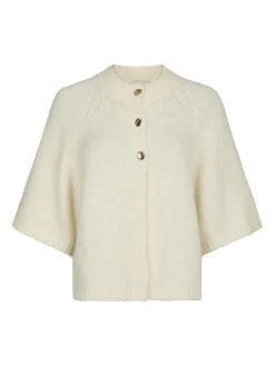Neo Noir Benuta Fluffy Knit Cardigan, , 38*Dame Strik & Sweatshirts
