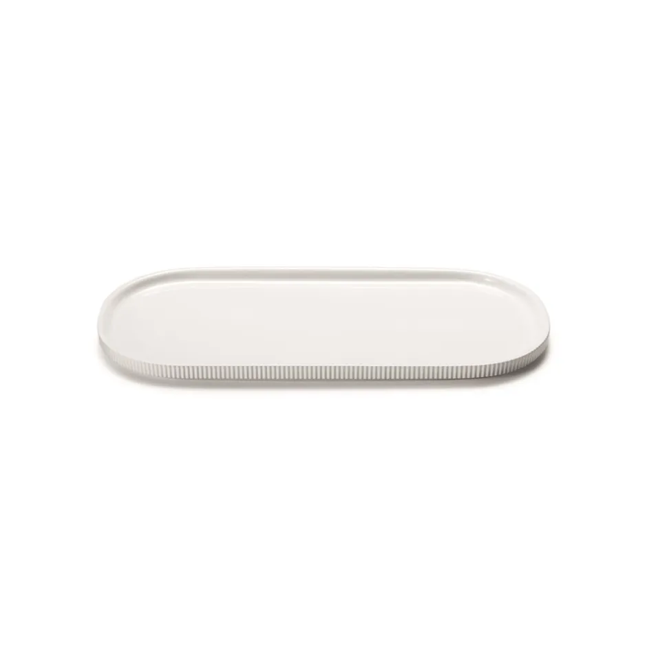Outlet Georg Jensen Bernadotte Serveringsfad, Hvid