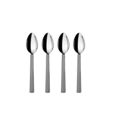 Best Georg Jensen Bernadotte Teske-Sæt, Blank Stål, 4 Dele