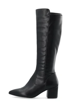 New Bianco BIADevived Stretch Knee High Støvler, , 38 Black