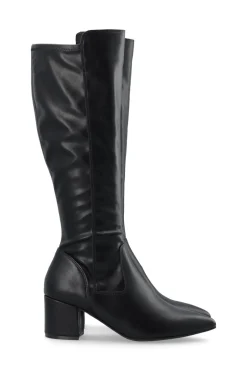 New Bianco BIADevived Stretch Knee High Støvler, , 38 Black