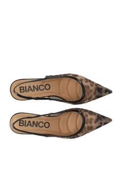 Outlet Bianco BIAKristin Slingback Sko, , 42 Leo Mesh