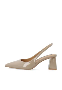 New Bianco BIAMaralyn Slingback Højhælede Sko, , 40 Nougat