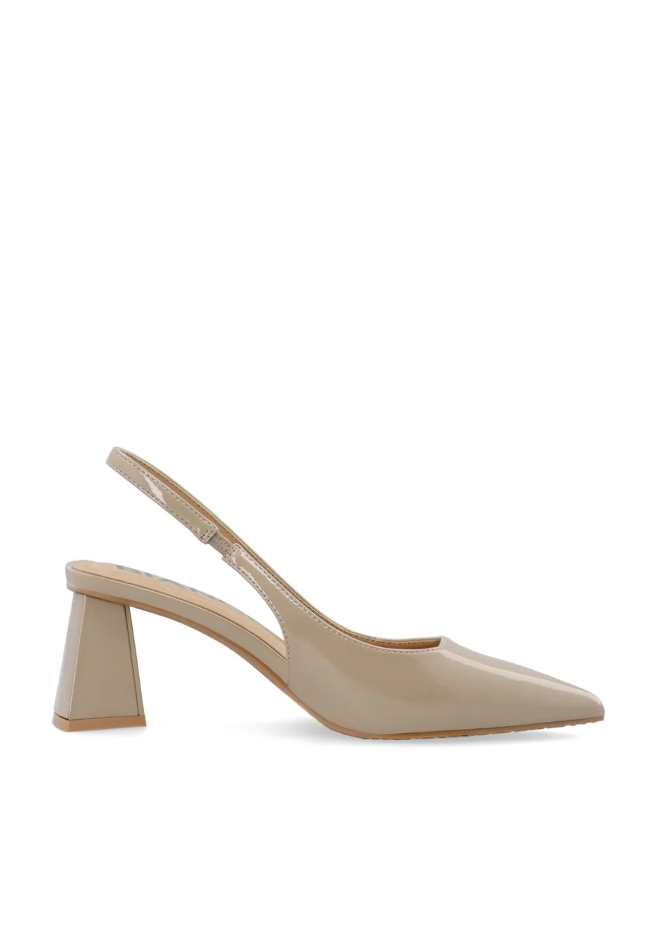 New Bianco BIAMaralyn Slingback Højhælede Sko, , 40 Nougat