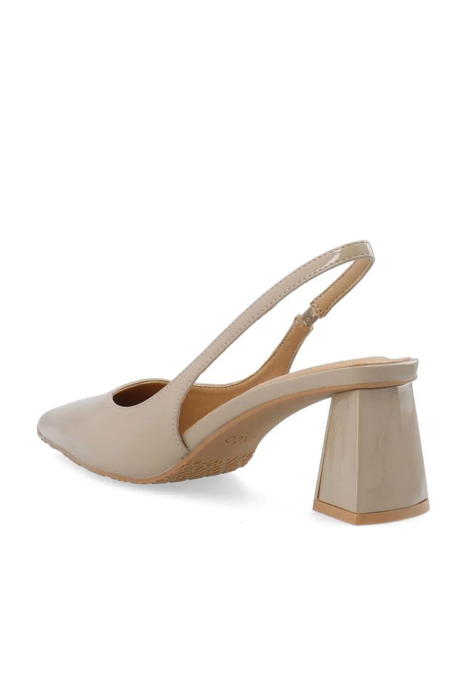 New Bianco BIAMaralyn Slingback Højhælede Sko, , 40 Nougat