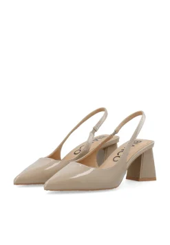 New Bianco BIAMaralyn Slingback Højhælede Sko, , 40 Nougat