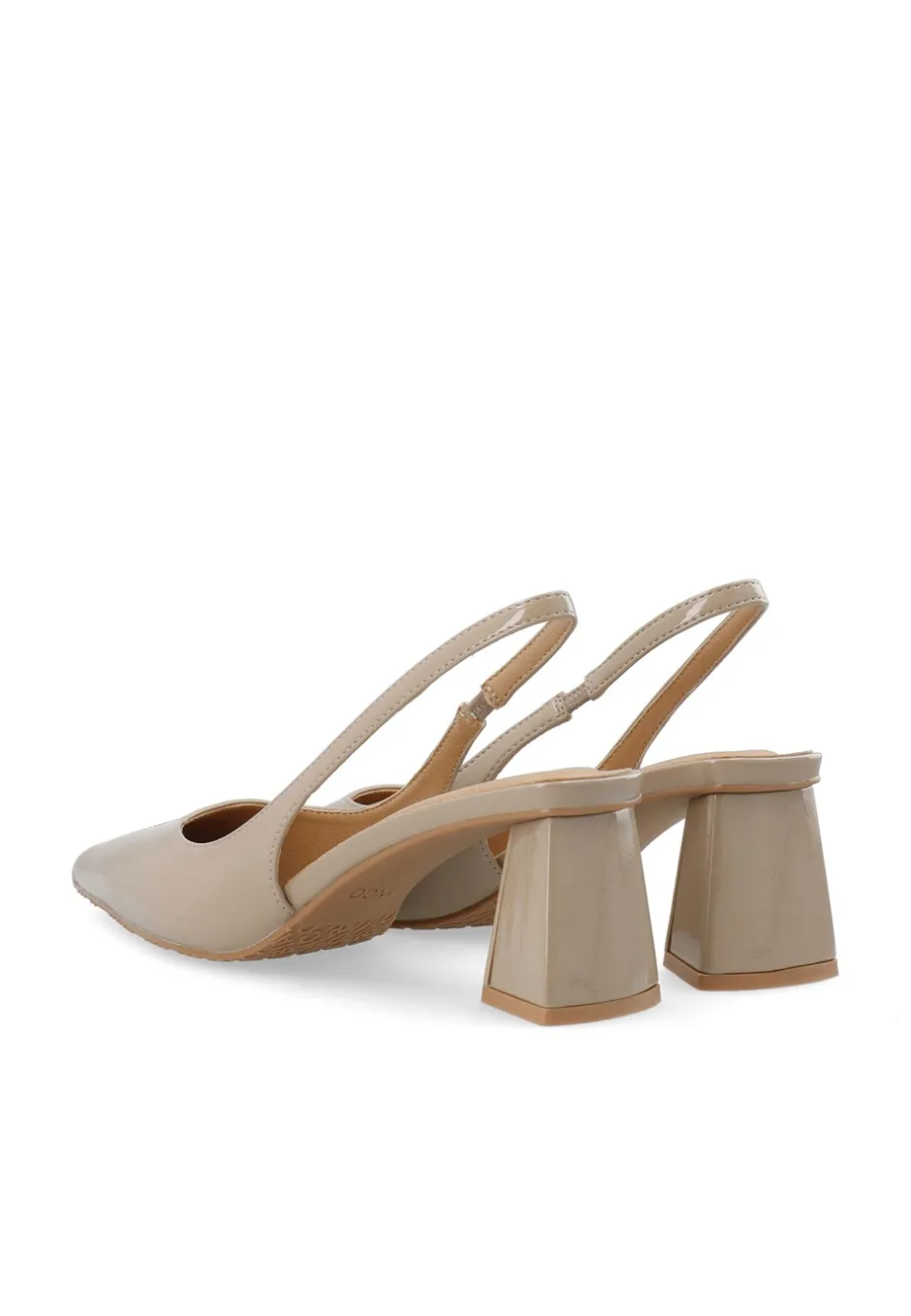 New Bianco BIAMaralyn Slingback Højhælede Sko, , 40 Nougat