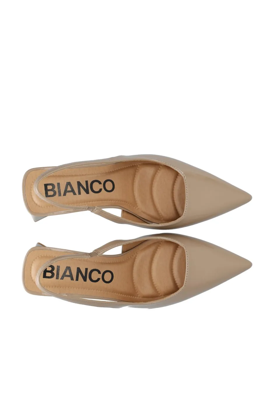 New Bianco BIAMaralyn Slingback Højhælede Sko, , 40 Nougat