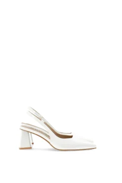 Discount Bianco BIAMaralyn Slingback Højhælede Sko, , 39 Off White