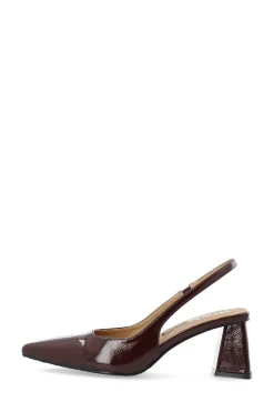 Online Bianco BIAMaralyn Slingback Højhælede Sko, , 39 Burgundy
