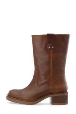 Outlet Bianco BIAMary Mid Pull On Støvler, , 40 Cognac