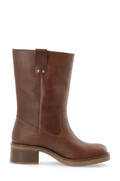 Outlet Bianco BIAMary Mid Pull On Støvler, , 40 Cognac