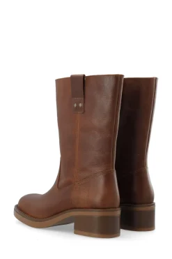 Outlet Bianco BIAMary Mid Pull On Støvler, , 40 Cognac