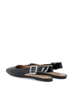 Bianco BIARose Buckle Slingback Ballerinasko, , 41*Dame Ballerinaer