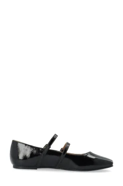 Outlet Bianco BIARose Karré Double Mary Jane Ballerinasko, , 40 Black Patent