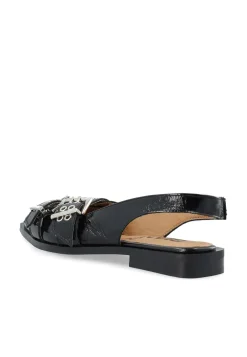 Bianco BIAVictoria Cross Buckle Slingback Ballerinasko, , 41*Dame Ballerinaer